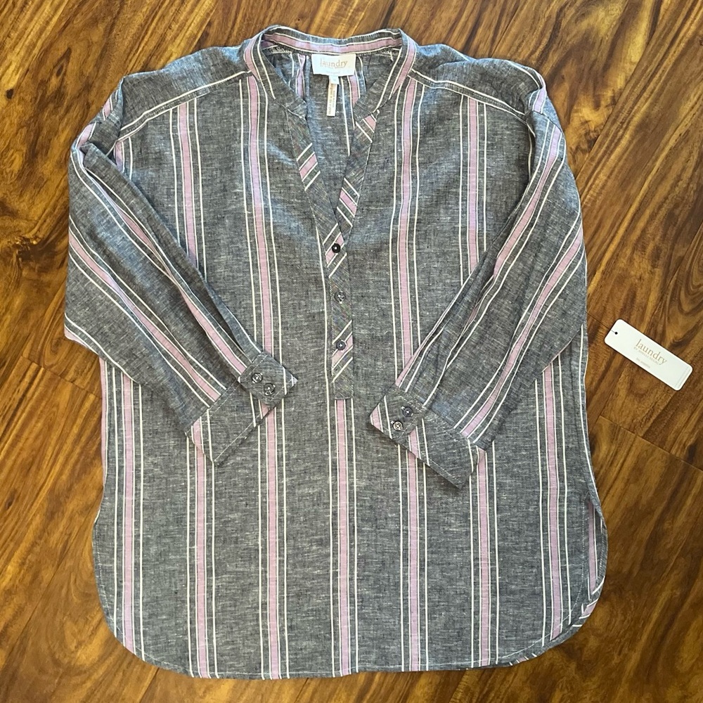 Laundry by Shelli Segal Linen Tunic